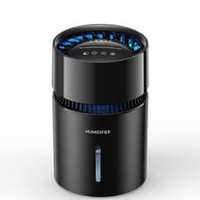 Image of 3L Smart Humidifier with Filter, LED Display, 3 Mist Levels, Negative Black 