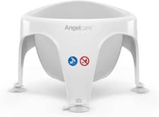 Image of Baby Bath Seat Angelcare Soft Touch Support Grey with Suction Cups
