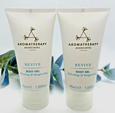 Image of AROMATHERAPY ASSOCIATES LONDON 🦋 2 x Revive Body Gel 2 x 40ml (80ml) - NEW