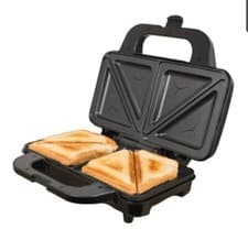 Image of Quest 2-Slice Deep Fill Sandwich Toastie Maker / Stainless Steel / Non-Stick