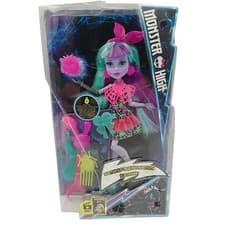 Image of Monster High Electrified Monstrous Hair Ghouls Twyla Doll New