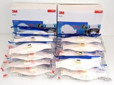 Image of 20x 3M Aura 9332+ FFP3 Valved Disposable Respirator Face Dust Masks Exp:2025