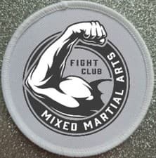 Image of 3 Inch MMA Mixed Martial Arts Fight Club Iron / Sew on Patch Badge