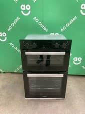 Image of Hotpoint Built In 59cm Double Oven - Black - A/A DIH 10D B #LF127447
