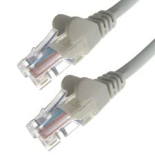 Image of White Network Ethernet RJ45 Cat5E-CCA UTP PATCH 26AWG Cable 10Meter