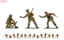 Image of Airfix Vintage Classics British WWII Infantry (1:32 Scale) Model Kit