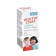 Image of Healthy Start Children's Vitamin Drops 10ml Vitamin A, C & D