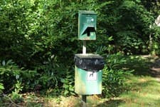 Image of Photo 12x8 Dog Waste Bin Castle Kennedy/NX1059  c2017