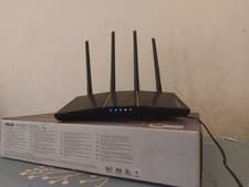 Image of ASUS RT-AX57 Dual Band WiFi 6 Extendable Router - Black