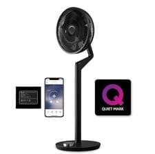Image of Duux Whisper Flex Ultimate Smart Fan DXCF14UK Black Battery Pack 13.8” Pedestal