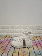 Image of Palladium Pampa Hi Re Generate Walking Boots UK 6 Unisex RRP £ 99 Cream White