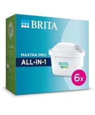 Image of BRITA MAXTRA PRO All-in-1 Water Filter Cartridge 6 Pack - Original BRITA Refill