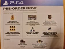 Image of EA Sports FC 25 PlayStation PreOrder Bonus PS4 Playmat 4 No Game Only Code FC25