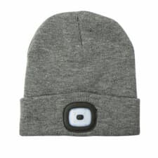 Image of Unisex LED Beanie Hat With USB Rechargeable Battery 5 Hours High Powered Light