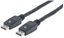 Image of Manhattan Displayport 1.1 Cable 4K@60Hz 10M Male To Male With Latches Fully Shie
