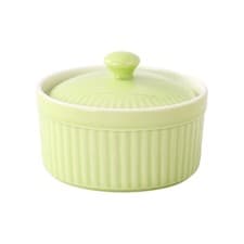 Image of Elegant Stonewares Casserole Dish Perfect For Individual Servings And Dessert