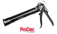 Image of ProDec Revolving 400ml Caulking Gun Silicone Mastic Sealent Heavy Duty Adhensive