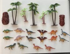 Image of 23 Piece Dinosaur Plastic Play Set .Dinosaur Toys . New