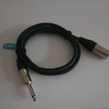 Image of 1m Adam Hall Audio Cable Male XLR to Male Stereo Jack