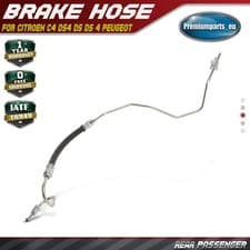 Image of Rear Left Brake Hose for Citroen C4 DS4 DS DS 4 Peugeot	307 308 308 SW 4886Z6