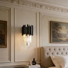 Image of Wall Light Interior Light Crystal Wall Light Modernes Design Living Room Lamp