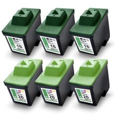 Image of 6X Toner For Lexmark X2230 X1130 Z611 X1270 X2225 Z25L X72 X1155 X1140 Z517 CMYK
