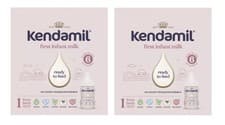Image of Kendamil Classic 1 First Infant Milk Ready To Feed From Birth 70ml x 12 Bottles