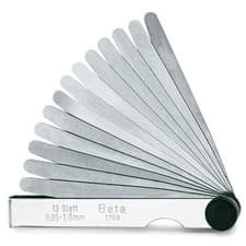 Image of Beta 1708/20 Metric Feeler Gauge 0.05-1.00mm Range Tappet Clearance Tool