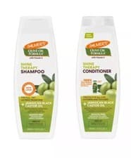 Image of Palmers Olive Oil Shine Therapy Shampoo & Conditioner With Jamaican Black Castor