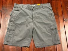 Image of NWT Carhartt Men’s 42 Rugged Flex Relaxed Fit Ripstop Cargo Short 11" Gray/Steel