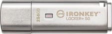 Image of 256GB Kingston Ironkey Locker+ 50 USB Flash Drive 3.2 Gen1 Type-A 145MB/s R