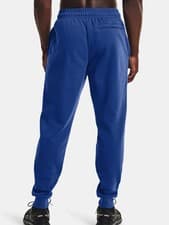 Image of Under Armour Mens Rival Cuffed Fleece Joggers Track Pants Blue