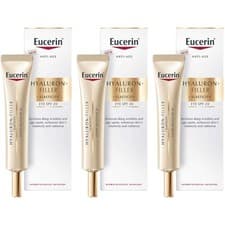 Image of Eucerin Hyaluron-Filler + Elasticity Eye Cream SPF20 3 x 15ml