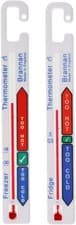 Image of Brannan Fridge Freezer Thermometer Twin Vertical Pack Refrigerator Thermometers
