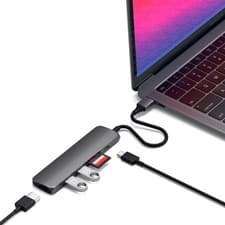 Image of Satechi USB-C Hub 6-in-1 | 4K HDMI | 60W PD | SD Reader | MacBook iPad | NEW