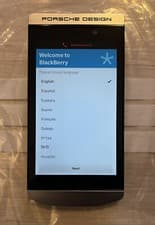 Image of Blackberry P'9982 Porsche Design 64GB -Silver New. Unit Only GENUINE (NOT CHINA)
