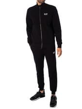 Image of EA7 Men's Chest Logo Zip Tracksuit, Black