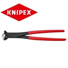 Image of KNIPEX 6801280 End Cutting Nippers 280mm Steel Fixers PVC Grip w/ Cutting Edges