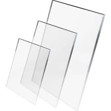 Image of Clear Acrylic Sheets 1mm 2mm 3mm Clear Acrylic Plastic DIY Sheet DIY Craft Sheet