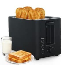 Image of 2/4 Slice Toaster, Reheat/Defrost/Stop 7 Browning Levels Extra Wide Slot 1000W