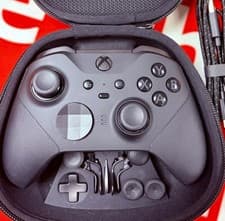 Image of Microsoft Xbox Elite Series 2 Black Wireless Controller- ACCESSORIES INCLUDED!