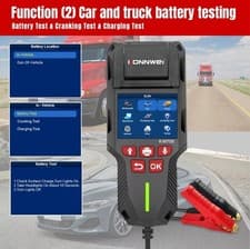 Image of KW700 Car & Truck Battery Tester 12V 24V With Print function Battery Analyzer Cr
