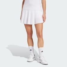 Image of adidas Womens Tennis Skirt Pleated With Inner Shorts Climacool White