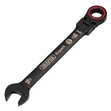 Image of Draper Expert HITORQ Metric Flexible Head Ratchet Combination Spanner,16mm-03923