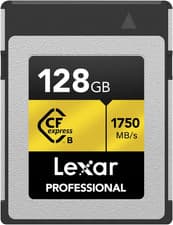 Image of Lexar Professional GOLD Series 128GB Cfexpress Card, Type B CF Card, up to 1750M