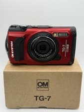 Image of OM System Olympus Tough TG-7 12MP Camera – Red – Brand New – Boxed