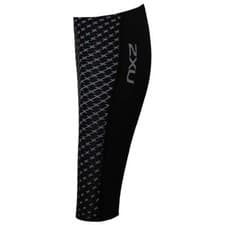 Image of 2XU Reflect Compression Unisex Black/Silver Calf Guards