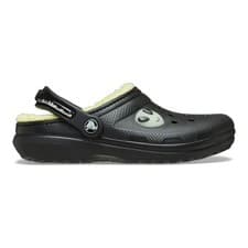 Image of New CROCS KIDS CLASSIC LINED ALIEN CLOG 211636-001 BLACK C11 - J3 TAKSE