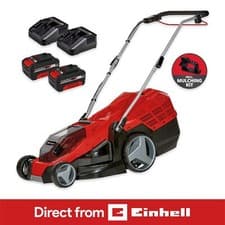 Image of Einhell Cordless Lawnmower 43cm 36V Brushless 63L With Battery GE-CM 36/43 Li M