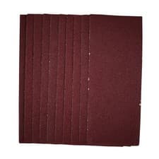 Image of Draper 55737 1/3 Sanding Sheets, 93 x 230mm, 40 Grit (Pack of 10)